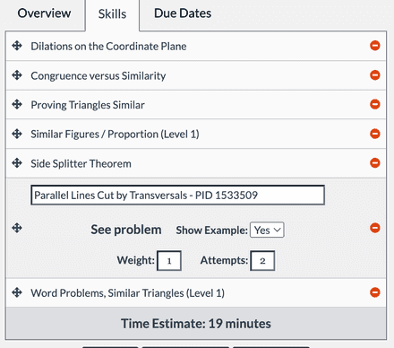 Advanced Assignment Options