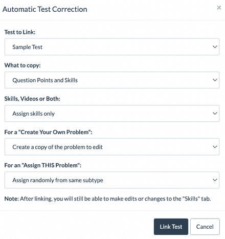 Tests/Test Corrections